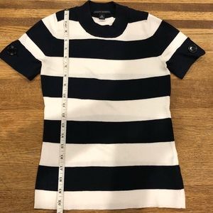 Banana republic striped sweater navy